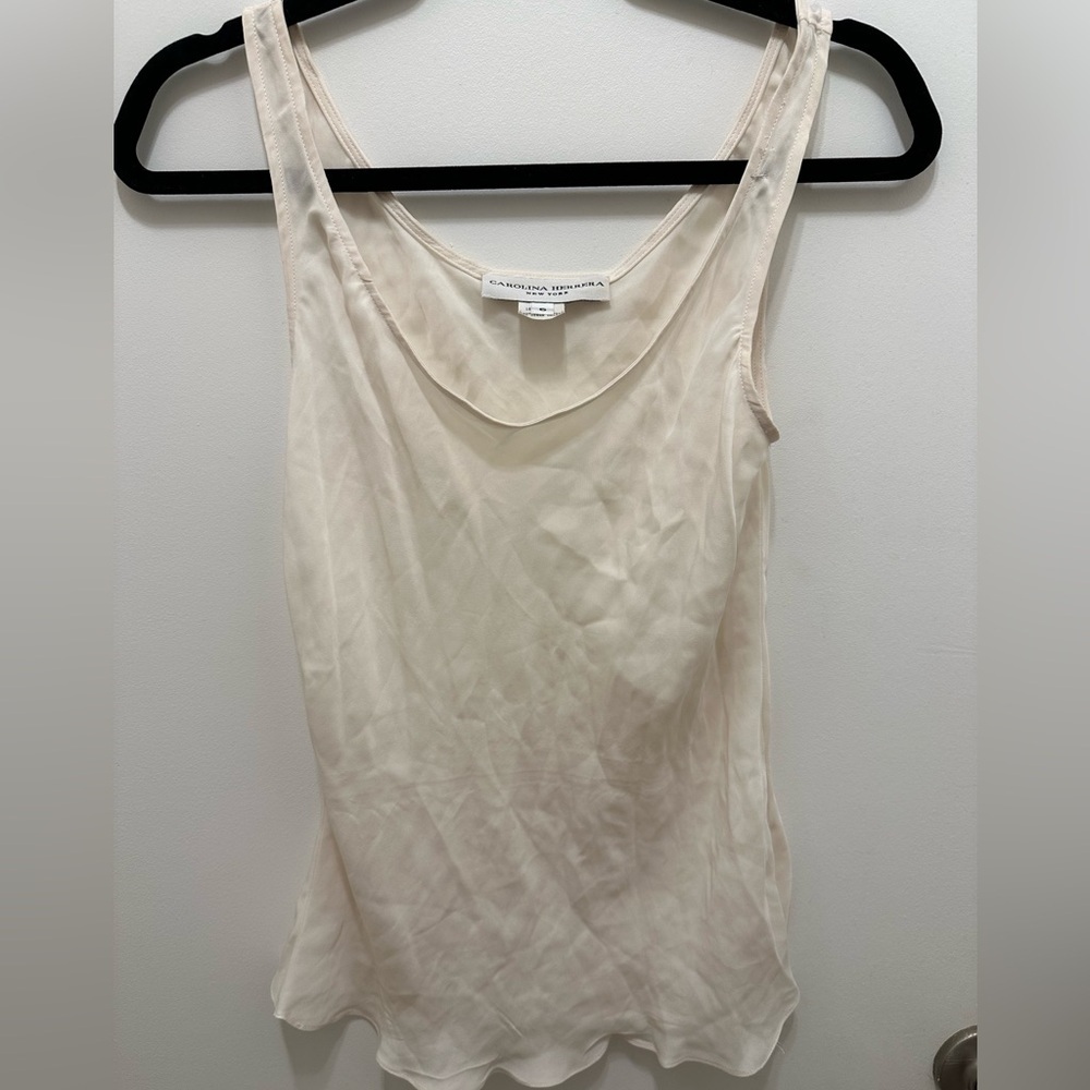 Carolina Herrera Silk Tank